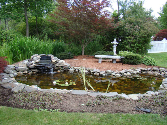 Backyard Reflecting Pond made of Stone
